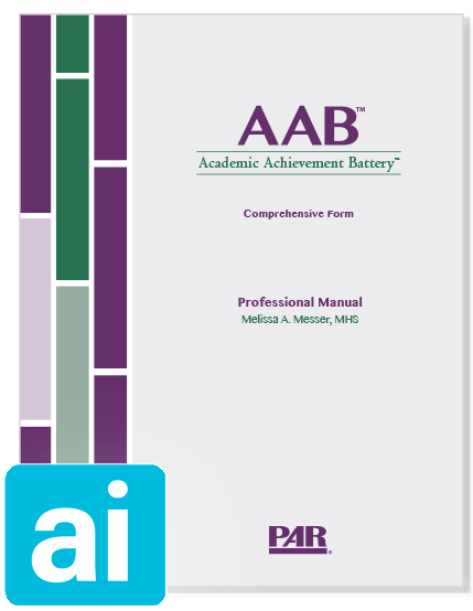 Photo of Academic Achievement Battery | AAB Comprehensive Form