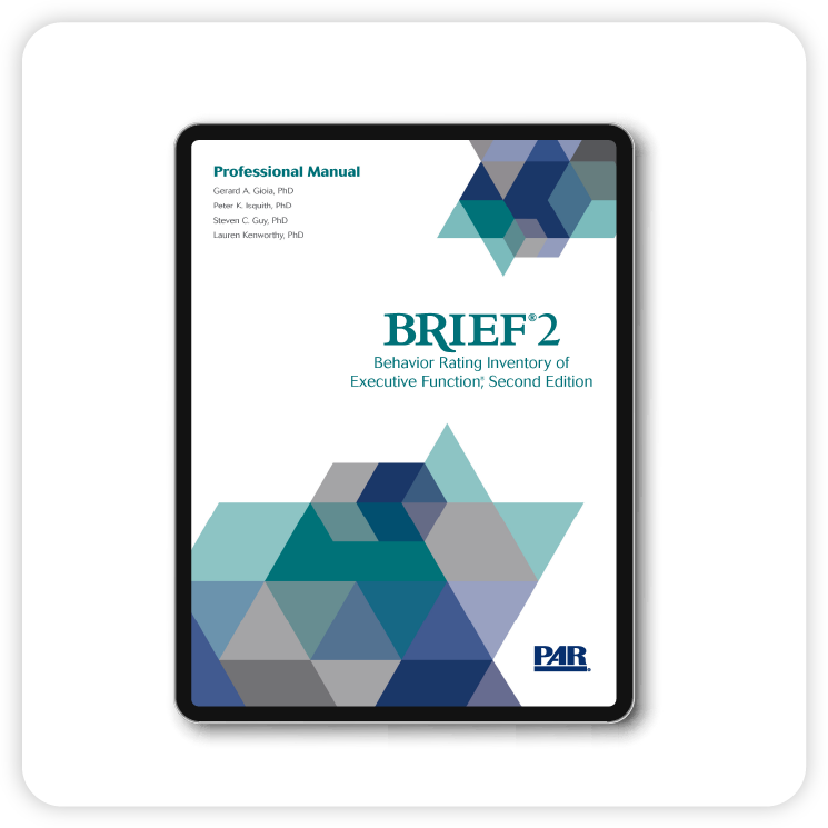BRIEF2 manual cover displayed on a tablet