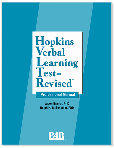 Photo of Hopkins Verbal Learning Test Revised ™