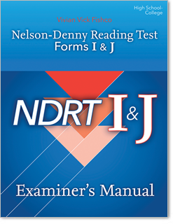 Photo of Nelson-Denny Reading Test, Forms I & J